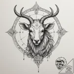 Tattoo sketch a zodiac animal in sketch style… – tattoo sketch (№1754772876_0, 09.08.2025 20:54) — tattoovalue.net