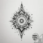 Tattoo design a galaxy forming a powerful, ab… – tattoo sketch (№1754773474_0, 09.08.2025 21:04) — tattoovalue.net