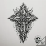Yesenin, tattoo flash sheet design, on a clea… – tattoo sketch (№1754774073_0, 09.08.2025 21:14) — tattoovalue.net