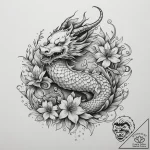 Tattoo design a realistic botanical illustrat… – tattoo sketch (№1754776083_0, 09.08.2025 21:48) — tattoovalue.net