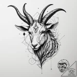 Tattoo design a capricorn goat-fish, where ea… – tattoo sketch (№1754782712_0, 09.08.2025 23:38) — tattoovalue.net
