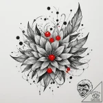 Dots (as a pattern), tattoo line art, black a… – tattoo sketch (№1754787482_0, 10.08.2025 00:58) — tattoovalue.net