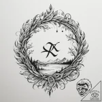 72. tattoo design: a “raduga” rune appearing… – tattoo sketch (№1754788277_0, 10.08.2025 01:11) — tattoovalue.net