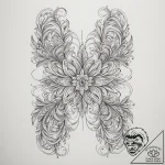Tattoo design a waistline emphasized by delic… – tattoo sketch (№1754788675_0, 10.08.2025 01:17) — tattoovalue.net