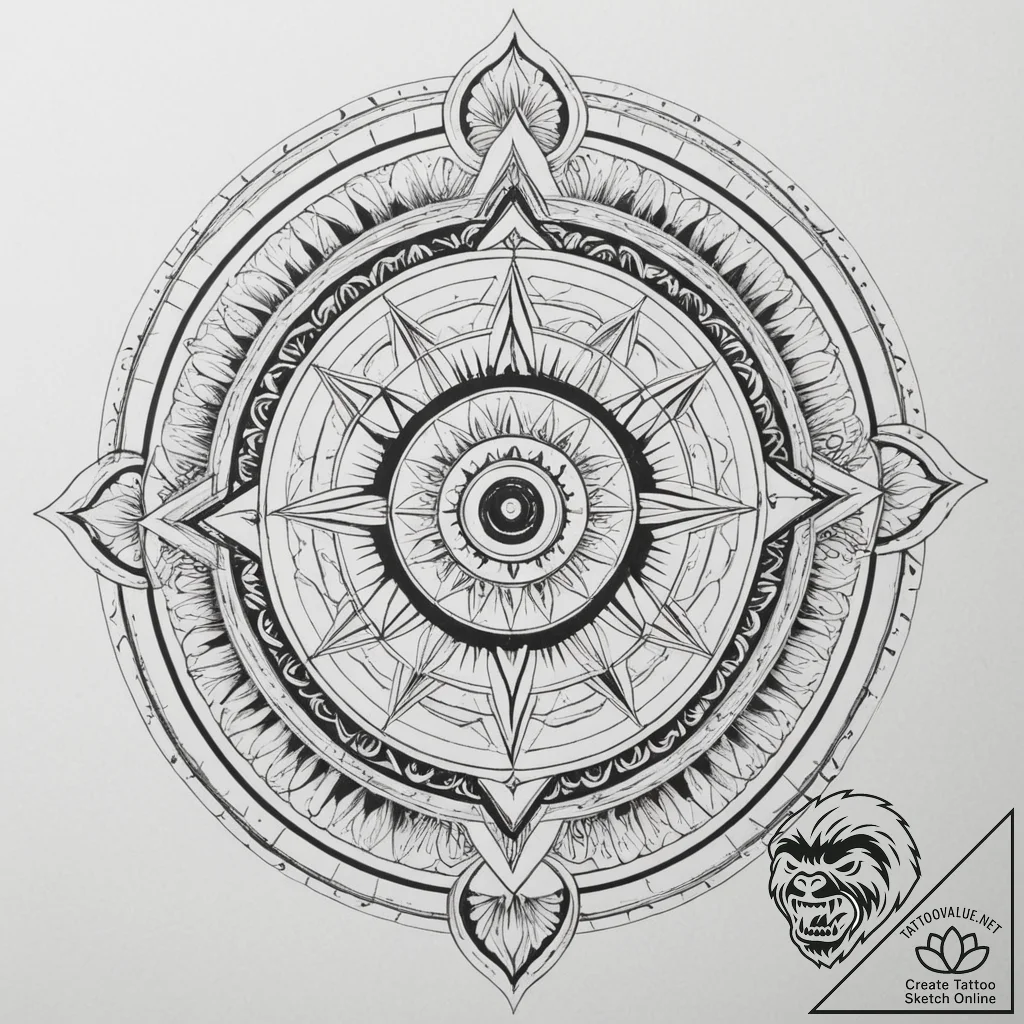 Tattoo sketch a personalized tarot card with... - tattoo sketch (№1754789272_0, 10.08.2025 01:27) — tattoovalue.net