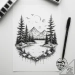 Tattoo sketch a “game over” screen subtly ble… – tattoo sketch (№1754789670_0, 10.08.2025 01:34) — tattoovalue.net