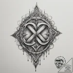 94. tattoo design: a minimalist “vetar” rune,… – tattoo sketch (№1754791058_0, 10.08.2025 01:57) — tattoovalue.net