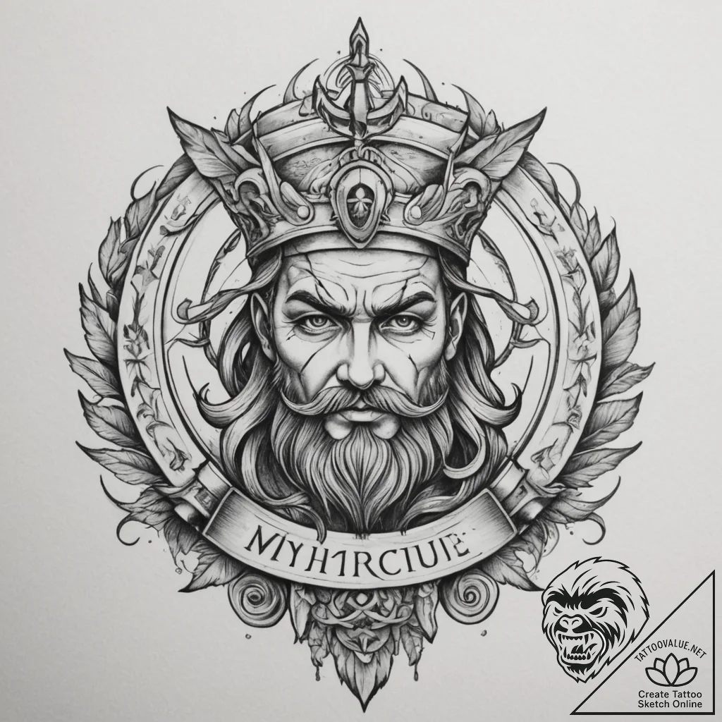 р“сђсѓрїрїр° 7: mythological & archetypal (рњ... - tattoo sketch (№1754794069_0, 10.08.2025 02:47) — tattoovalue.net