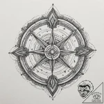 Tattoo design a magical grimoire with a glowi… – tattoo sketch (№1754797057_0, 10.08.2025 03:37) — tattoovalue.net