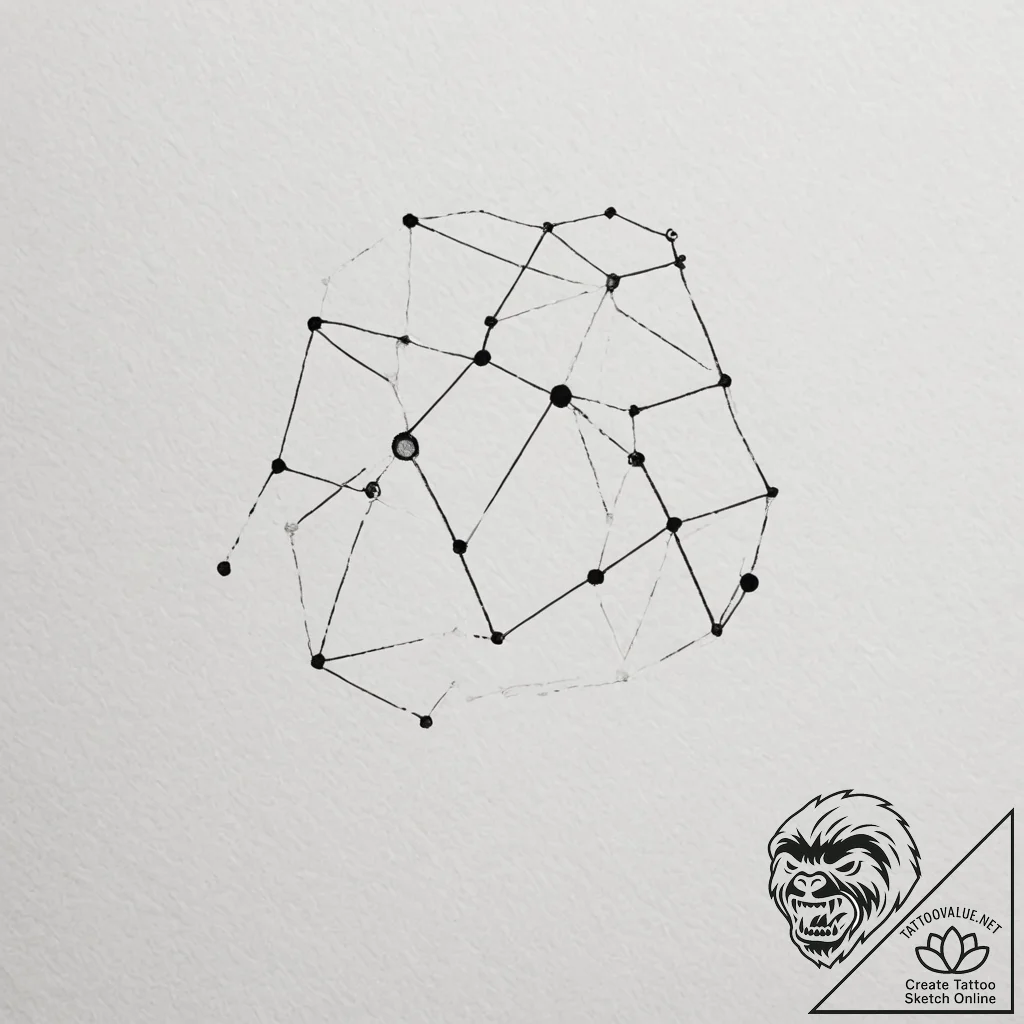 Tattoo sketch a personalized constellation un... - tattoo sketch (№1754797454_0, 10.08.2025 03:44) — tattoovalue.net