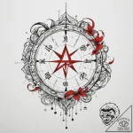 Tattoo design a minimalist zodiac symbol with… – tattoo sketch (№1754798444_0, 10.08.2025 04:00) — tattoovalue.net