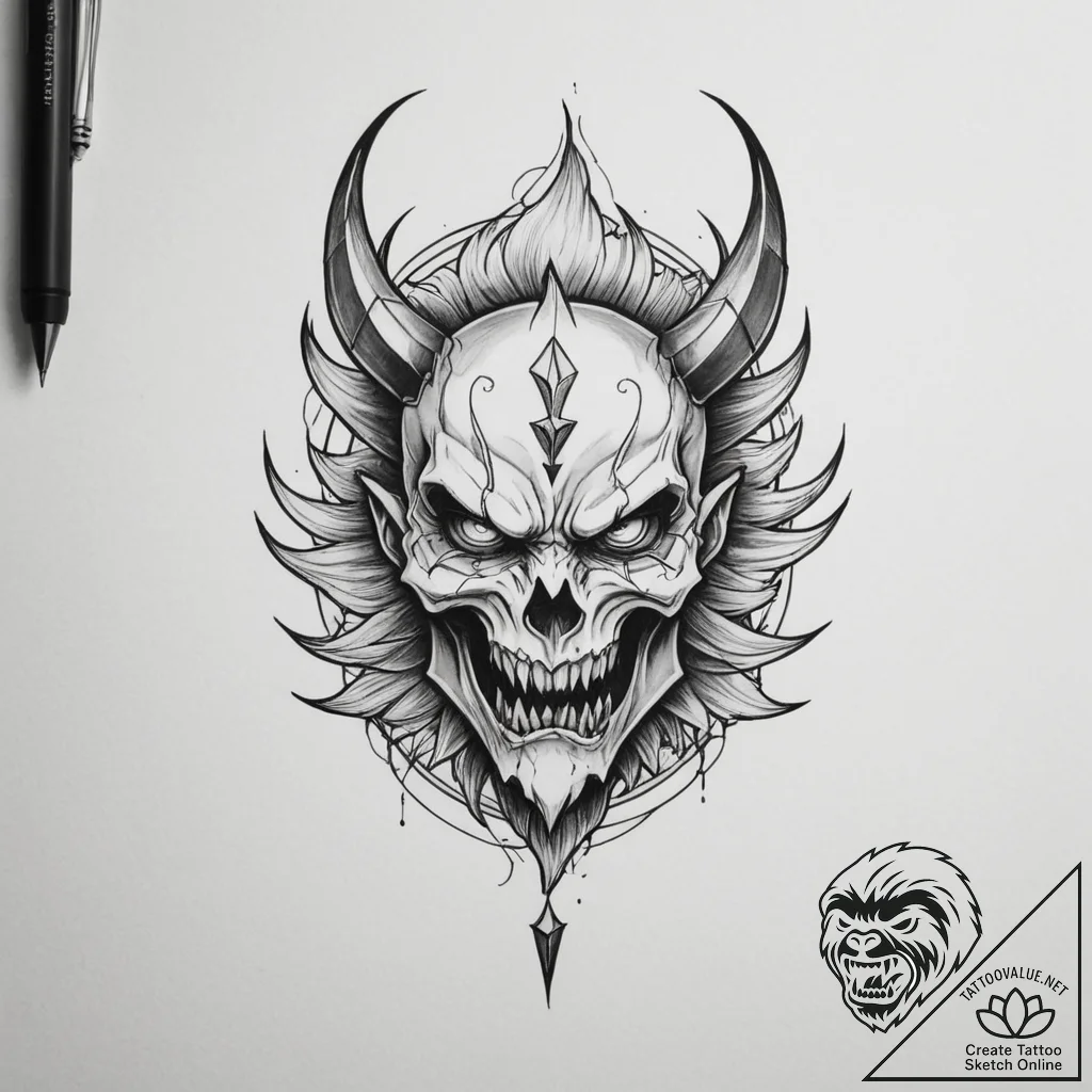 Tattoo sketch a character sheet with a single... - tattoo sketch (№1754798840_0, 10.08.2025 04:07) — tattoovalue.net