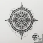 Tattoo design a complex, strong gear system,… – tattoo sketch (№1754800620_0, 10.08.2025 04:37) — tattoovalue.net