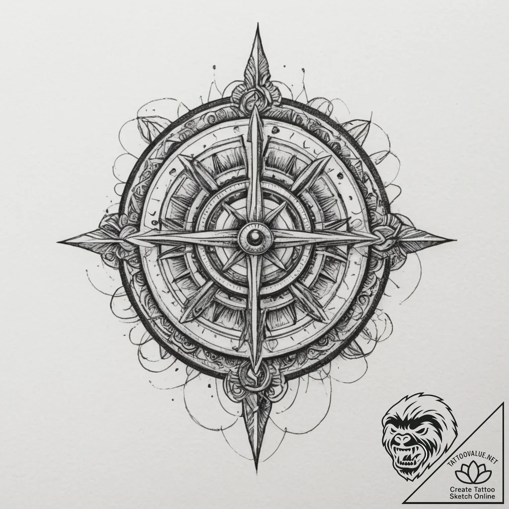 Tattoo design a complex, strong gear system,... - tattoo sketch (№1754800620_0, 10.08.2025 04:37) — tattoovalue.net