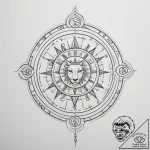 Tattoo design a line art tattoo where the neg… – tattoo sketch (№1754834835_0, 10.08.2025 14:07) — tattoovalue.net