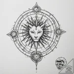 Tattoo sketch a zodiac symbol appearing as a… – tattoo sketch (№1754836031_0, 10.08.2025 14:27) — tattoovalue.net