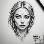 Tattoo design a fluid, powerful stroke that o… – tattoo sketch (№1754836428_0, 10.08.2025 14:33) — tattoovalue.net