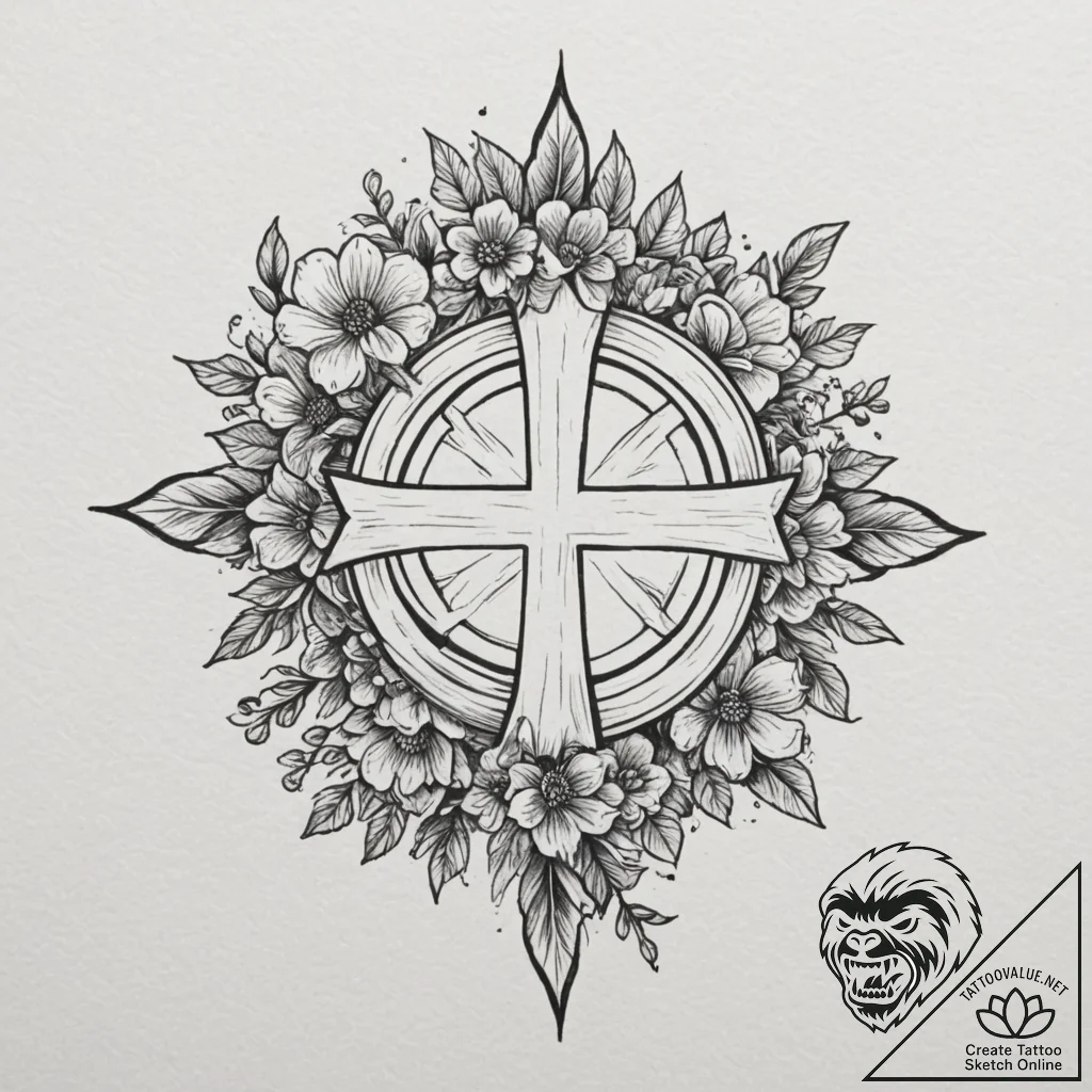 The anarchy symbol (is there, but can be styl... - tattoo sketch (№1754836627_0, 10.08.2025 14:37) — tattoovalue.net
