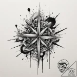 Tattoo design an abstract “flow state” where… – tattoo sketch (№1754840044_0, 10.08.2025 15:34) — tattoovalue.net