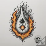 р сѓрѕр° рћсѓрґ (oud, passion, fire, male pow… – tattoo sketch (№1754843244_0, 10.08.2025 16:27) — tattoovalue.net
