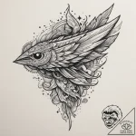 Comet, ink illustration for tattoo, clean lin… – tattoo sketch (№1754844839_0, 10.08.2025 16:53) — tattoovalue.net
