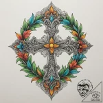 Laurel wreath, tattoo line art, ornamental ta… – tattoo sketch (№1754848016_0, 10.08.2025 17:46) — tattoovalue.net