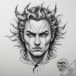 A powerful tattoo design of perun’s face merg… – tattoo sketch (№1754849012_0, 10.08.2025 18:03) — tattoovalue.net