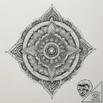 Tattoo design a delicate, intricate embroider… – tattoo sketch (№1754849807_0, 10.08.2025 18:16) — tattoovalue.net