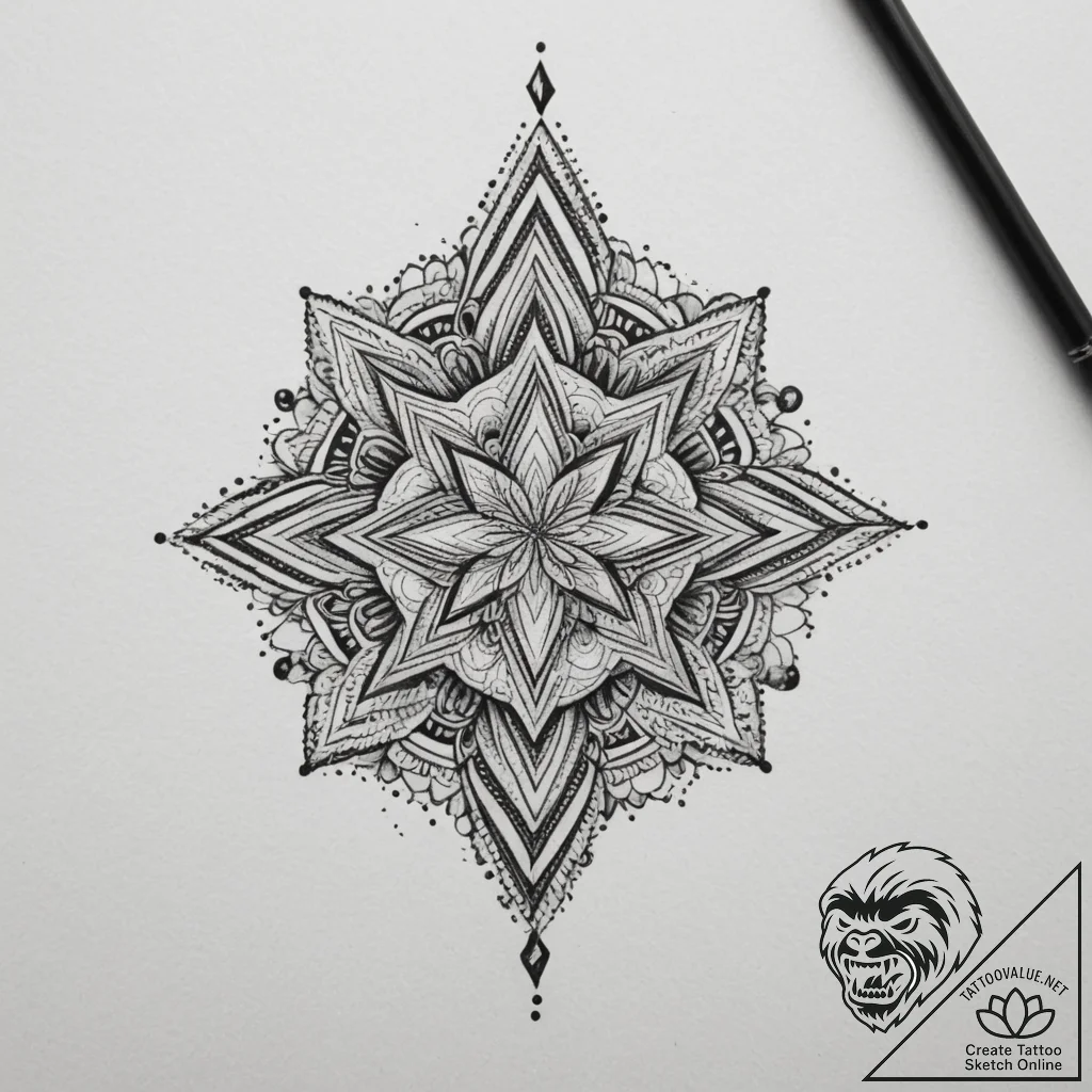 Beads, tattoo sketch design, black and grey t... - tattoo sketch (№1754851010_0, 10.08.2025 18:36) — tattoovalue.net