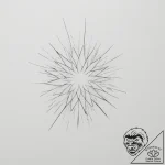 An abstract shot of light patterns projected… – tattoo sketch (№1754852016_0, 10.08.2025 18:53) — tattoovalue.net