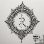 141. tattoo sketch: the rune “potok,” its lin… – tattoo sketch (№1754852811_0, 10.08.2025 19:06) — tattoovalue.net