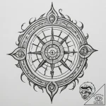 Tattoo design a blackwork representation of t… – tattoo sketch (№1754854221_0, 10.08.2025 19:30) — tattoovalue.net