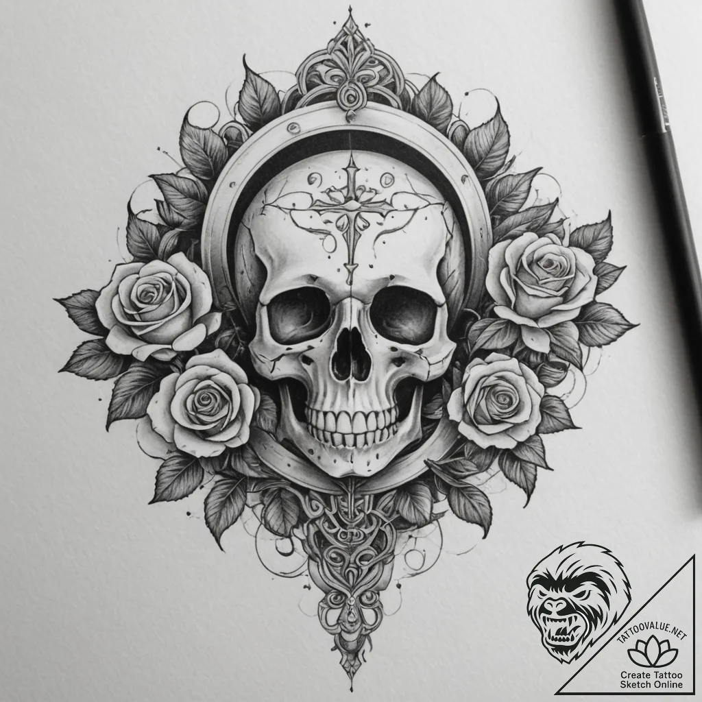 Tattoo design a controller's analog stick for... - tattoo sketch (№1754854422_0, 10.08.2025 19:33) — tattoovalue.net