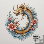Tattoo sketch a zodiac symbol with a tiny, co… – tattoo sketch (№1754855621_0, 10.08.2025 19:53) — tattoovalue.net