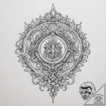 Tattoo design a family crest redesigned in a… – tattoo sketch (№1754857013_0, 10.08.2025 20:16) — tattoovalue.net