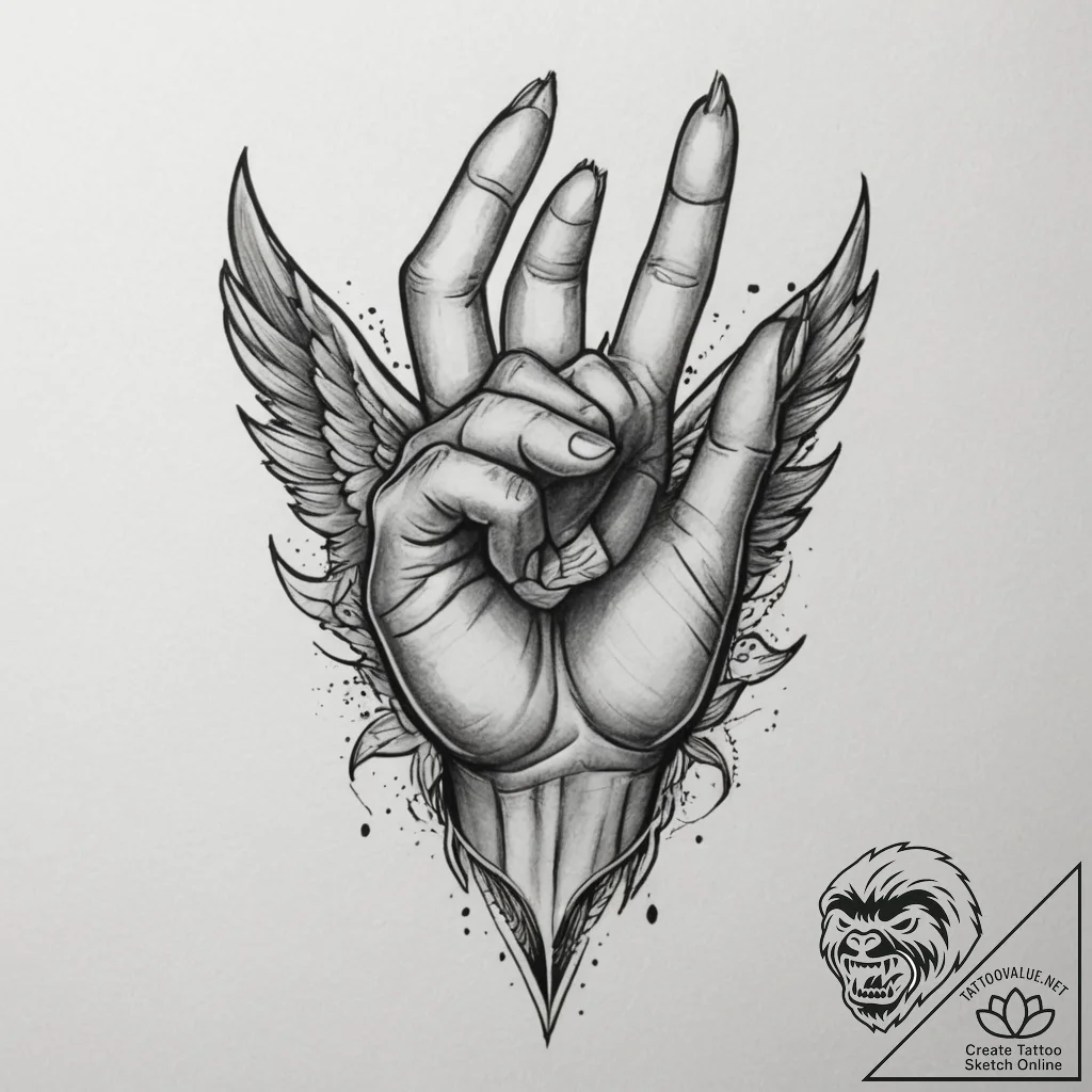 р сѓрѕр° рўрёр»р° (strength, power, victory),... - tattoo sketch (№1754870254_0, 10.08.2025 23:57) — tattoovalue.net