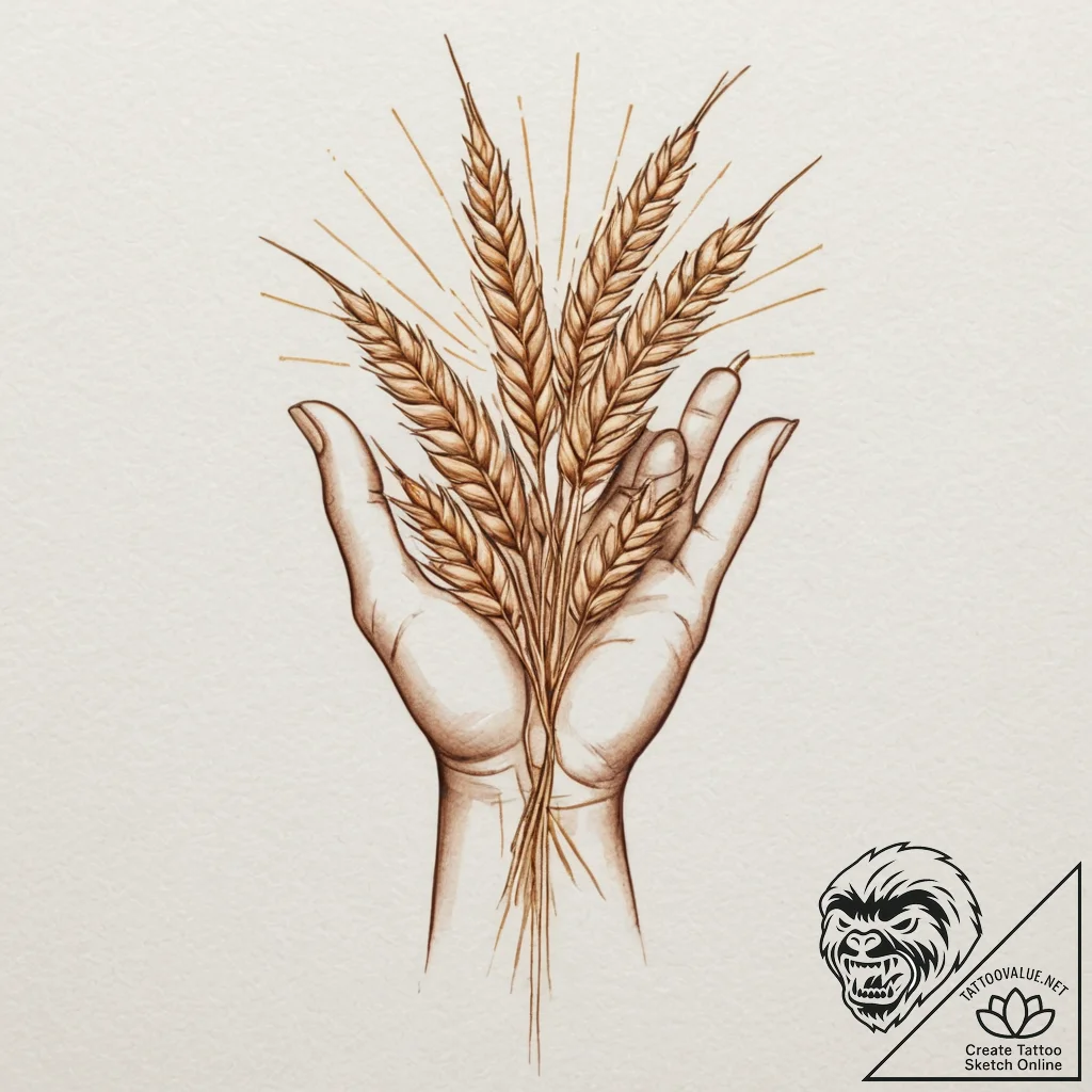 Tattoo sketch: a close-up of a hand holding a... - tattoo sketch (№1754874874_0, 11.08.2025 01:14) — tattoovalue.net