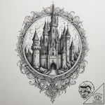 Tattoo sketch a medieval castle wall, strong… – tattoo sketch (№1754881408_0, 11.08.2025 03:03) — tattoovalue.net