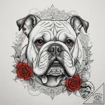 Bulldog, tattoo flash sheet design, rough ske… – tattoo sketch (№1754888156_0, 11.08.2025 04:55) — tattoovalue.net