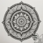Tattoo design a dramatic blackwork design wit… – tattoo sketch (№1754889152_0, 11.08.2025 05:12) — tattoovalue.net