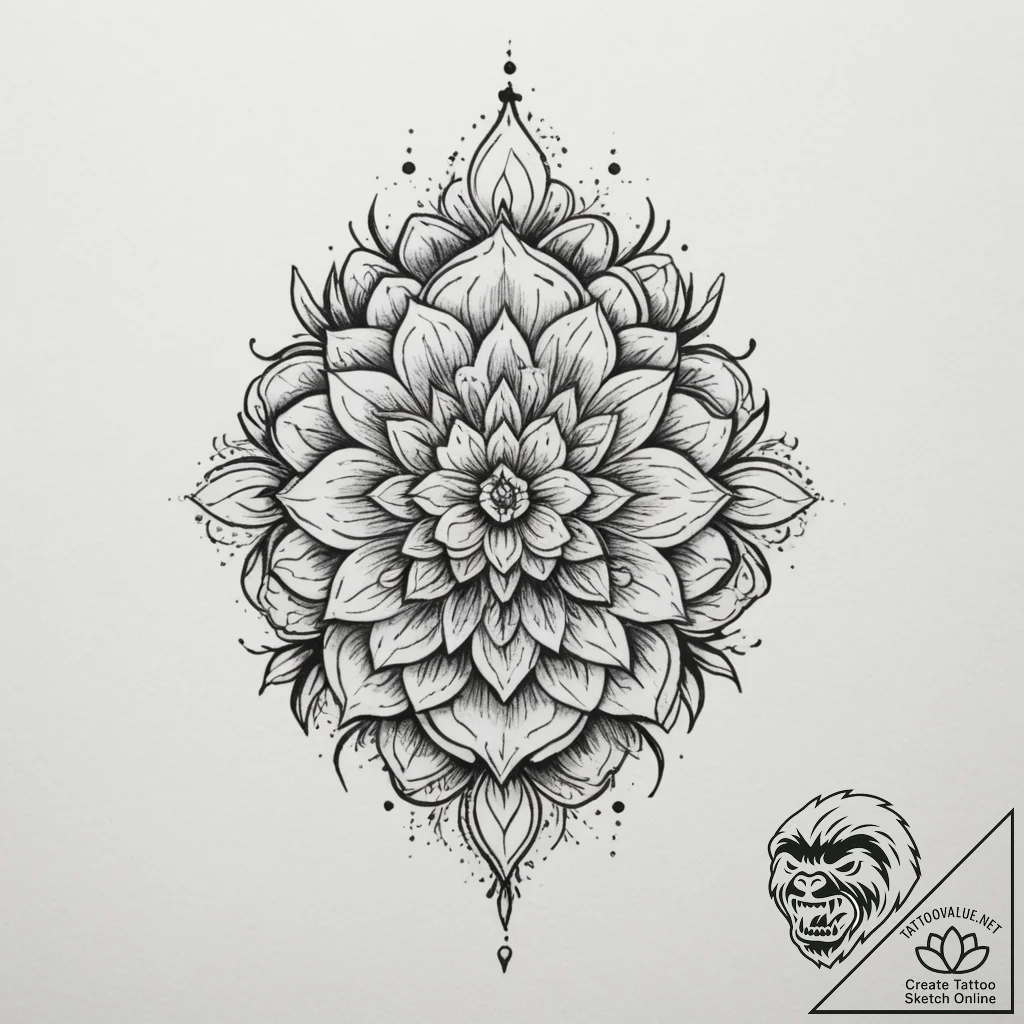 Tattoo design a single glowing pixel blackwor... - tattoo sketch (№1754890541_0, 11.08.2025 05:35) — tattoovalue.net