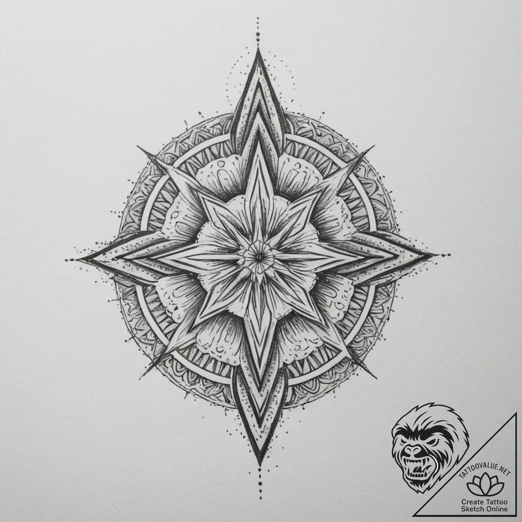 Tattoo sketch a warm, golden glow radiating f... - tattoo sketch (№1754892921_0, 11.08.2025 06:15) — tattoovalue.net