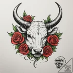 Tattoo design a minimalist representation of… – tattoo sketch (№1754898075_0, 11.08.2025 07:41) — tattoovalue.net