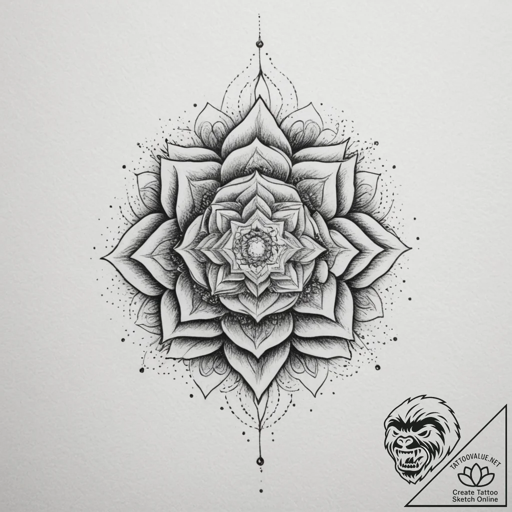 Tattoo design an abstract representation of "... - tattoo sketch (№1754901054_0, 11.08.2025 08:30) — tattoovalue.net