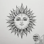 Tattoo sketch: a stylized representation of a… – tattoo sketch (№1754901651_0, 11.08.2025 08:40) — tattoovalue.net