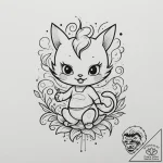 Tattoo design a favorite cartoon character fr… – tattoo sketch (№1754903834_0, 11.08.2025 09:17) — tattoovalue.net