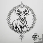 Tattoo design a zodiac animal with a specific… – tattoo sketch (№1754904230_0, 11.08.2025 09:23) — tattoovalue.net