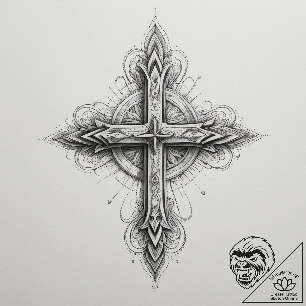 Tattoo sketch a very fine line drawing of a s... - tattoo sketch (№1754906014_0, 11.08.2025 09:53) — tattoovalue.net