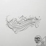 Tattoo sketch an abstract depiction of sound… – tattoo sketch (№1754910956_0, 11.08.2025 11:15) — tattoovalue.net