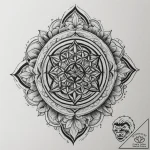 Flower of life pattern (is there, but can be… – tattoo sketch (№1754911949_0, 11.08.2025 11:32) — tattoovalue.net